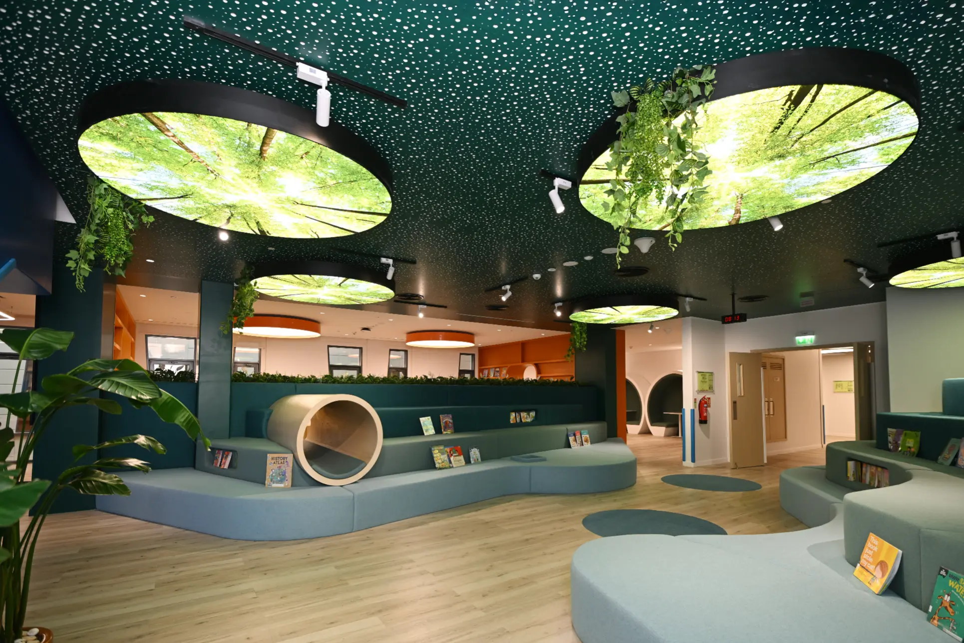 Student collaboration and wellbeing spaces at GEMS SRI