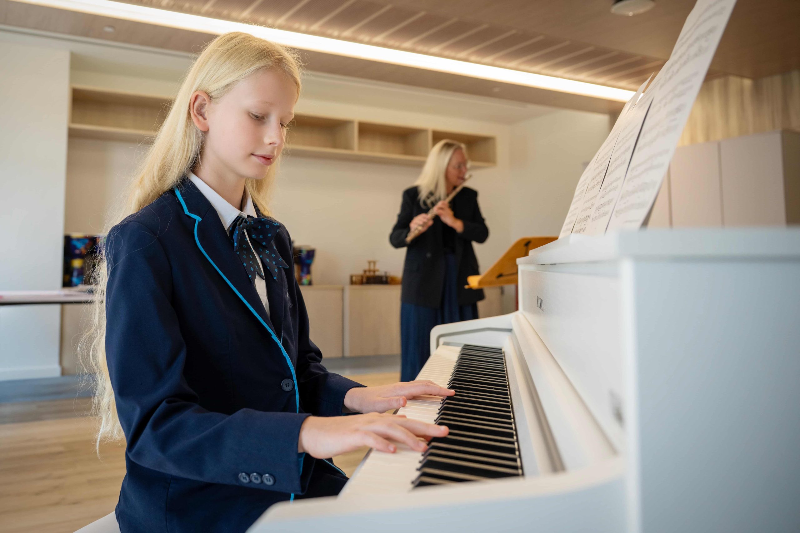 Students taking part in creative activities