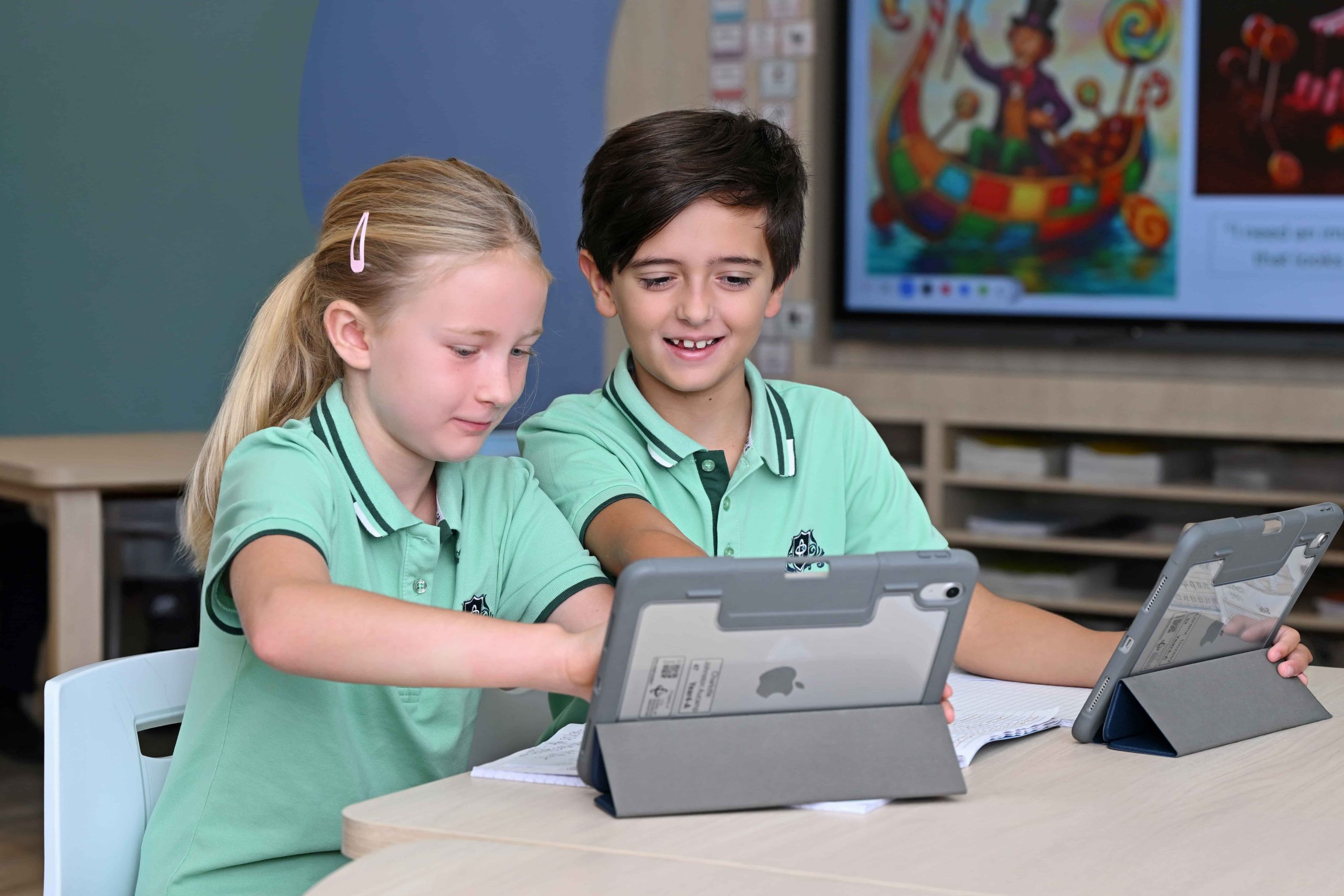Students exploring enquiry through science, geography and history