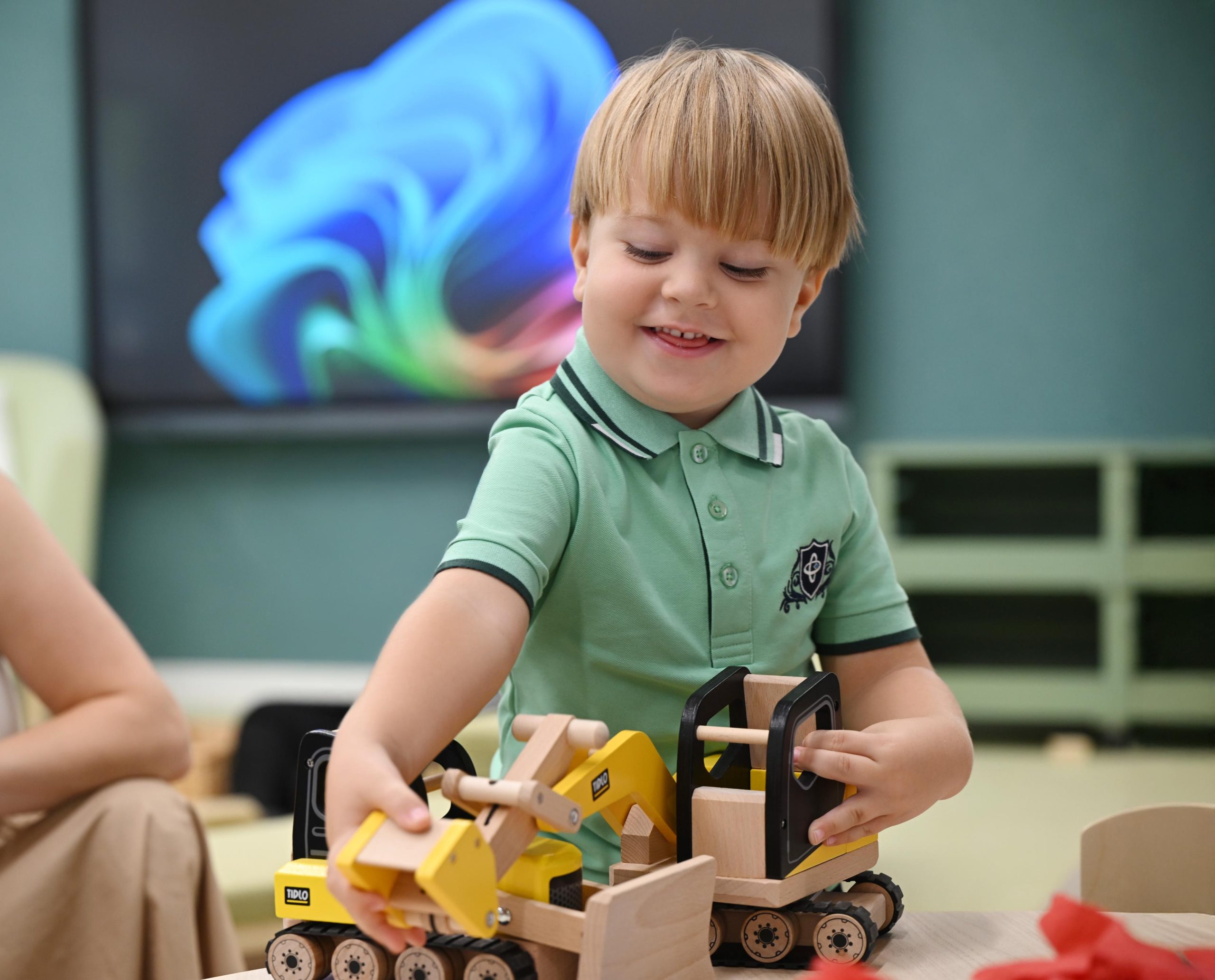 Children building trust and belonging in a calm early years setting